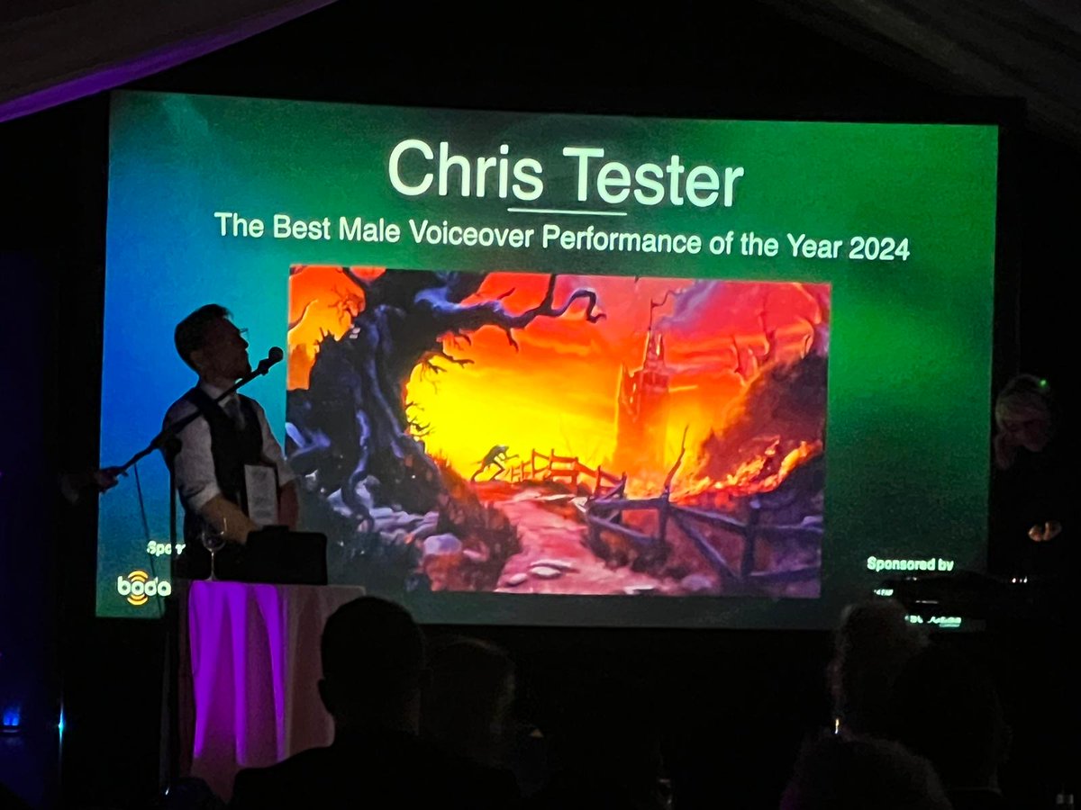 Christopher Tester (@cgtester) on Twitter photo After 22 award nominations and 0 wins...
Honoured to have won Best Male Voiceover at the VOX Awards this weekend ๐
Huge thanks to my agents <a href="/Voicefox_Agency/">Voicefox</a> <a href="/CitizenSkull/">Citizen Skull</a>, and the clients who worked with me - including <a href="/OwlcatGames/">Owlcat Games</a>, <a href="/lavazza/">Lavazza</a>, <a href="/theestallion/">TINA SNOW</a> <a href="/FlashgitzAnims/">Flashgitz Tom & Don</a> After 22 award nominations and 0 wins...
Honoured to have won Best Male Voiceover at the VOX Awards this weekend ๐
Huge thanks to my agents <a href="/Voicefox_Agency/">Voicefox</a> <a href="/CitizenSkull/">Citizen Skull</a>, and the clients who worked with me - including <a href="/OwlcatGames/">Owlcat Games</a>, <a href="/lavazza/">Lavazza</a>, <a href="/theestallion/">TINA SNOW</a> <a href="/FlashgitzAnims/">Flashgitz Tom & Don</a>