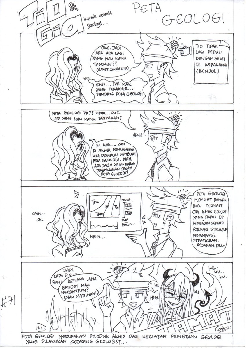 M21fky's tweet image. Rupanya di belahan bumi bagian barat sedang merayakan #GeologicMapDay. Peta geologi banyak manfaatnya, tdk hanya terbatas untuk bidang ESDM &amp;amp; kebencanaan saja loh 🤓🤔🥳

Tio &amp;amp; Gia #71-80 | rifky #pixiv pixiv.net/en/artworks/76…
