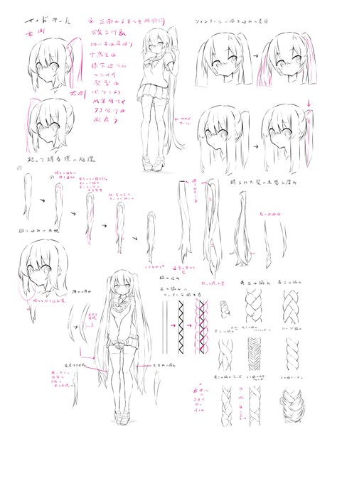 「Paryiが全力で教える「髪」の描き方」より、 88ページ目、お疲れ様でした。 