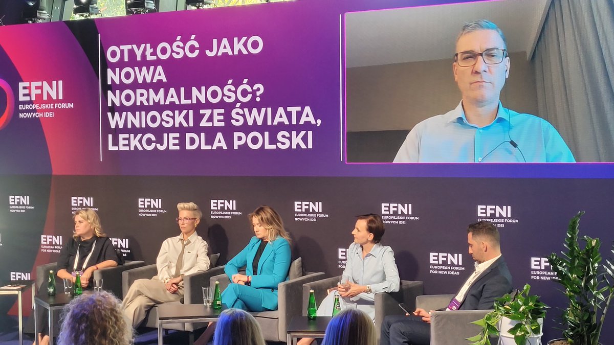mpa_mba's tweet photo. W trakcie refleksji po @EFNI_Poland, w programie którego nie zabrakło (po raz pierwszy!) mocnego merytorycznego akcentu #otylosc. Ekosystem #stopotylosci i założenia krajowej strategii redukcji otyłości @stopotylosci były przedmiotem debaty eksperckiej Forum. https://t.co/zSMHYmZQyb
