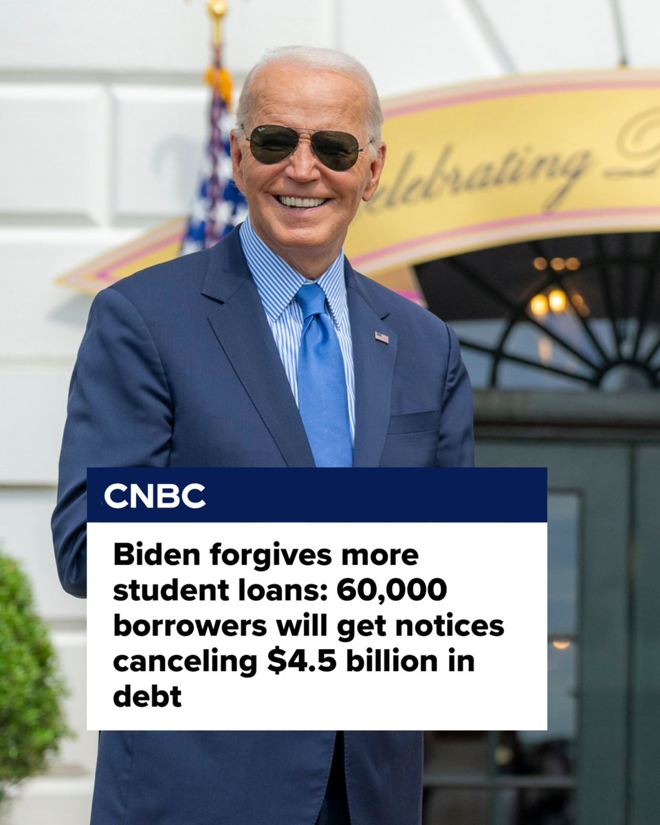 Prior to my Administration, only 7,000 public service workers received any form of debt cancellation through the Public Service Loan Forgiveness program.
 
Today, after more than three years under my Administration, that number is over 1 million.