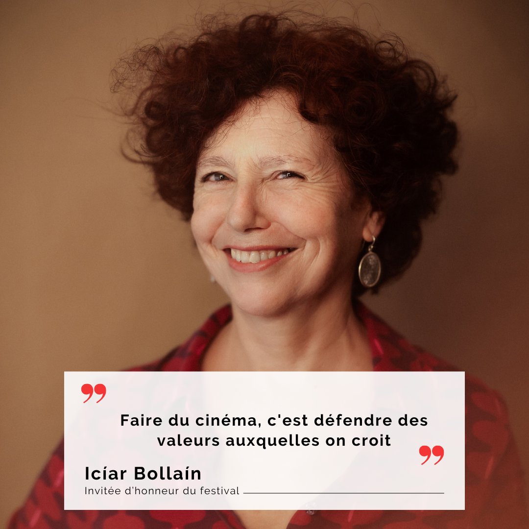 🗨️ Icíar Bollaín, invitée d'honneur de #Lumière2024, est devenue cinéaste parce qu'elle aimait raconter des histoires, avec une seule exigence, qu'elles parlent de nous.

📷 © Léa Rener - Festival Lumière 2024