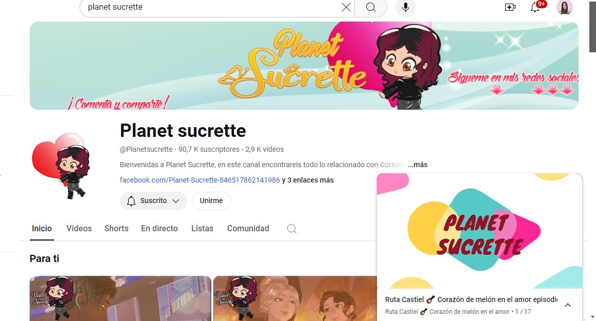 volviendo a mis raices <a href="/PlanetSucrette/">Planet Sucrette</a>