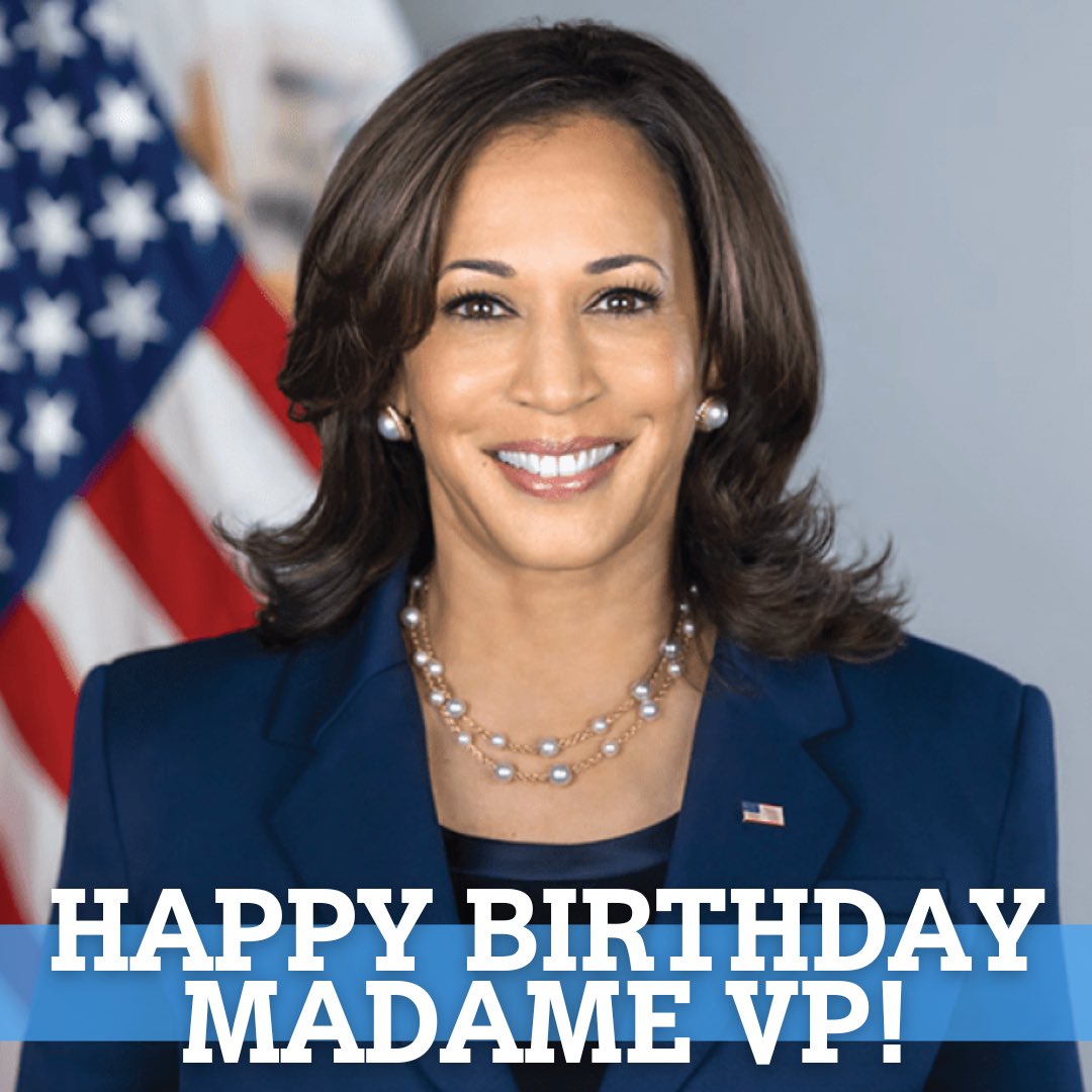 MontybellforSC's tweet photo. Happy Birthday to our Vice President, Kamala Harris! 

#MontyForSolicitor #DarlingtonCounty #DillionCounty #ChesterfieldCounty #MarlboroCounty #scvotes https://t.co/nxFcDsCicX