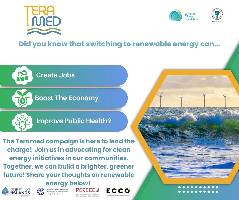 #رفع_الطموح_لتحقيق_هدف_1تيراوات_من_الطاقة_المتجددة_في_منطقة_البحر_الأبيض_المتوسط #TeraMed #raisingambitionfora1twtargetofrenewableenergyinthemediterraneanregion
