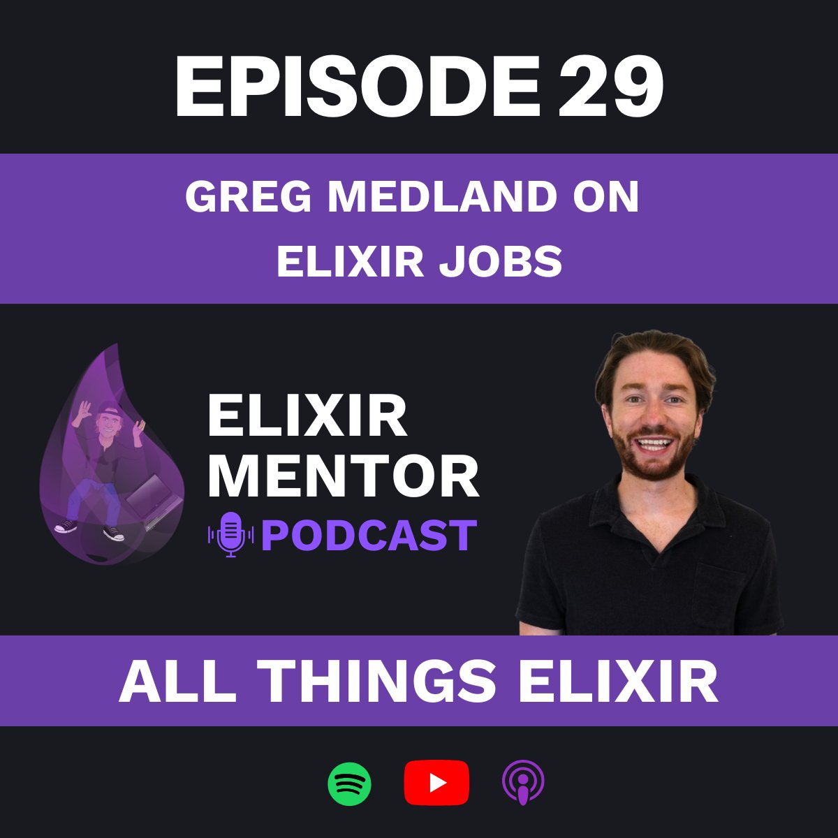 jacob_luetzow's tweet image. 🎉 The Elixir Mentor Podcast live stream with @FunctionalUs is now on all podcast platforms! 🎙️ Packed with tips on landing Elixir jobs and current market trends. 🔗 elixirmentor.com/podcast?ep=29 #elixirmentor #myelixirstatus #ElixirJobs