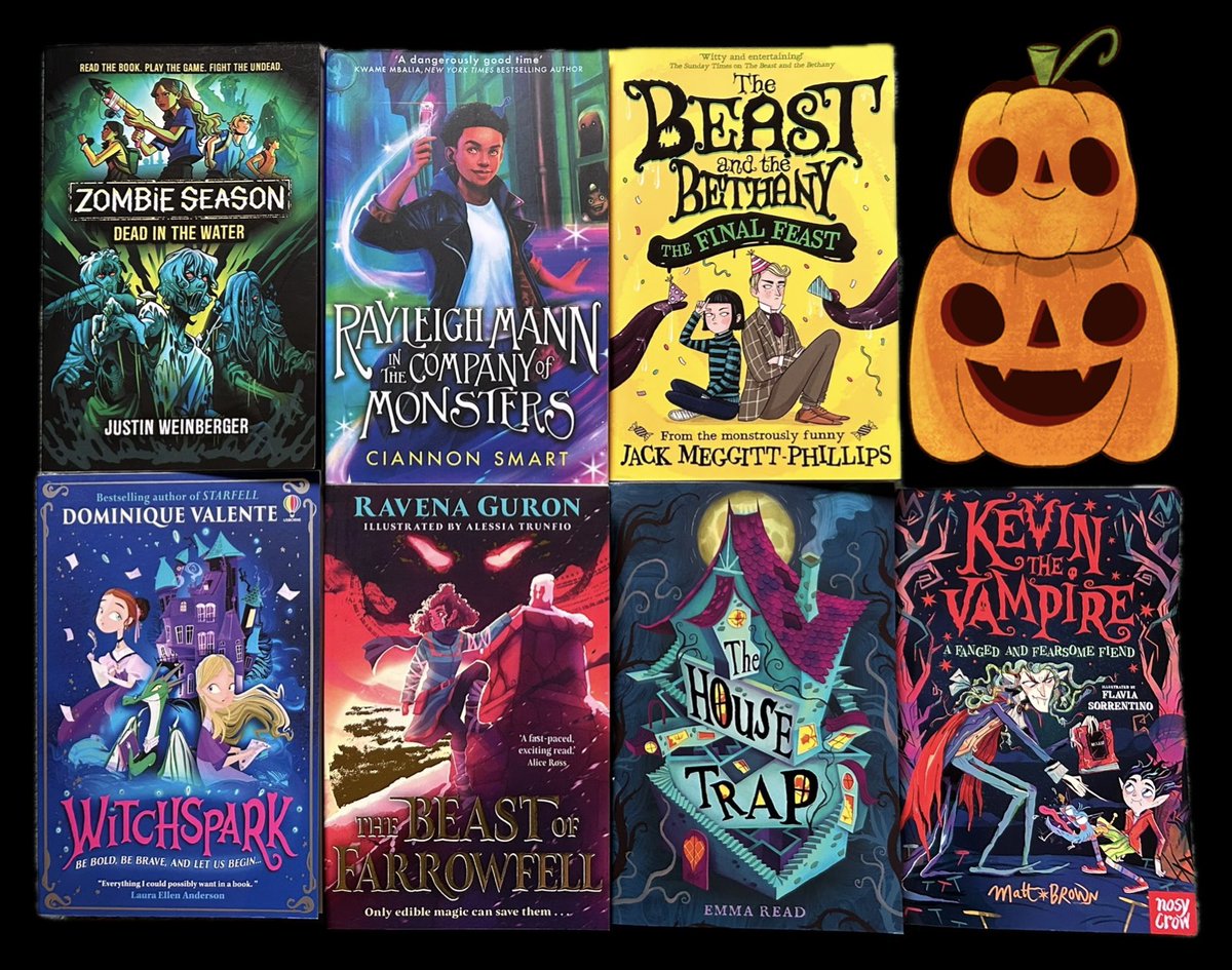 🎃 Frightfully good GIVEAWAY ‼️ 🎃 
To win all these titles just RT, FLW, &amp; tag a friend in the comments. (U.K. only)
