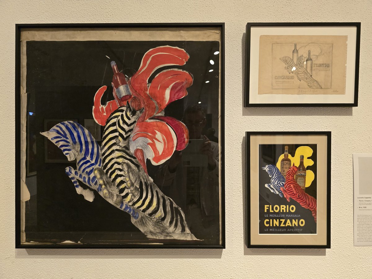 <a href="/STEENDRUKMUSEUM/">Nederlands Steendrukmuseum</a> ... willen we wel. Dat is uiteindelijk niet doorgegaan omdat er 'n ander beeld in zicht kwam (1e foto 1e tweet).

En dat andere beeld is prachtig. Net als de hele tentoonstelling. Die 'n mooi inzicht geeft in de filosofie, werkwijze en productie van Cappiello (1875-1942). ... 3/5