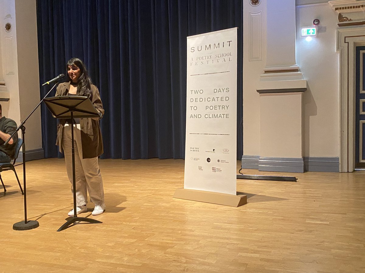 Second panel of second day of #SummitFestival on blue poetics featuring <a href="/HelenMort/">Helen Mort</a>, Niall Campbell &amp; <a href="/a_pirmohamed/">Alycia Pirmohamed</a> 🌿