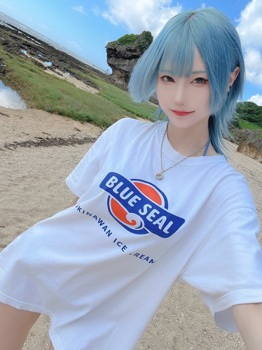 本日は #沖縄ビーチ撮影会 2日目 ありがとうございました🌊✨ 今日は青