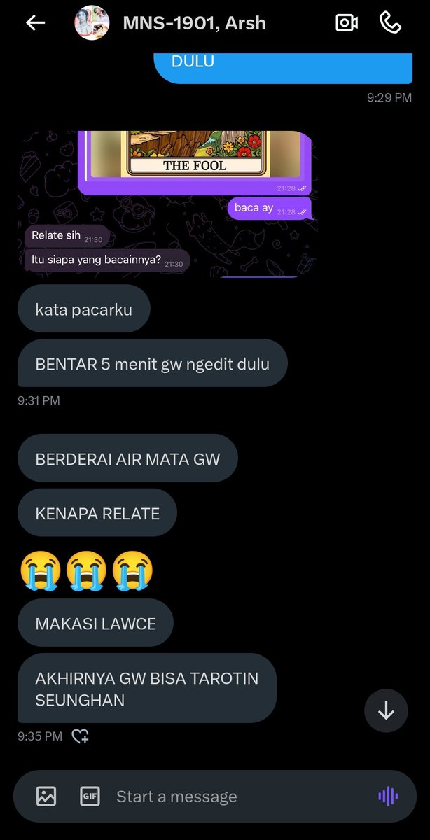 MadeByLawf's tweet photo. Tarot R nya Relate #testimoni_lawcé https://t.co/TTmFfnKC83