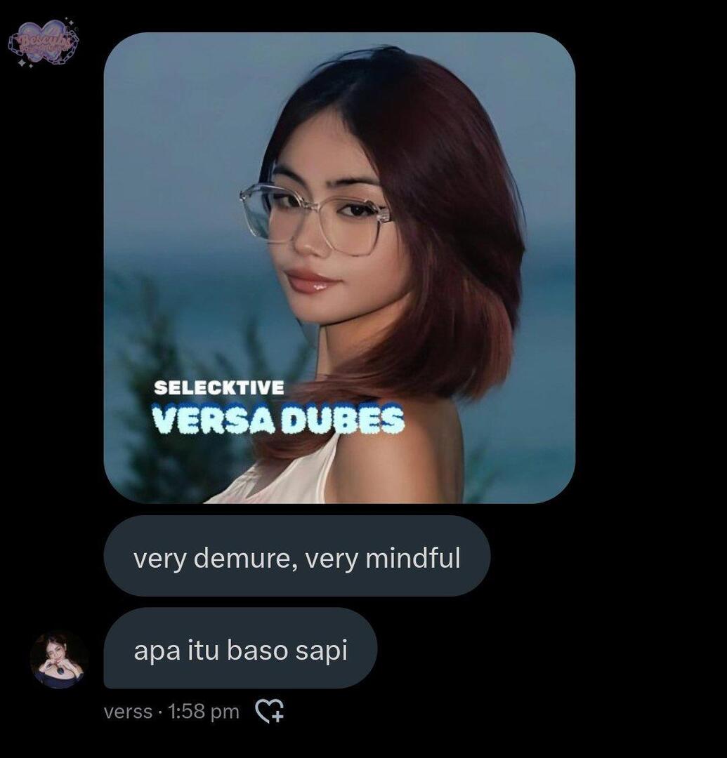 bescybs's tweet photo. 🖤 kapan kita temenan ya bub https://t.co/P0l1rtaIwP