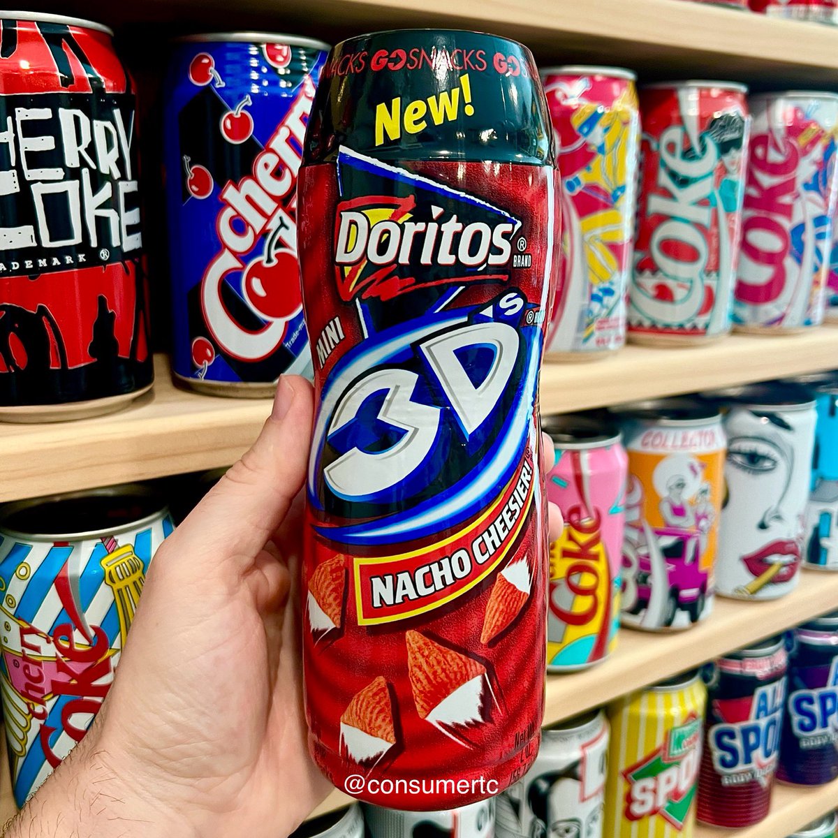 consumertc's tweet photo. Sure, Doritos 3Ds made their way back to selves in recent years, but nothing compares to the “Go Snacks” container where you could pour them in that little bowl. (2002) https://t.co/zxHgwyzq81