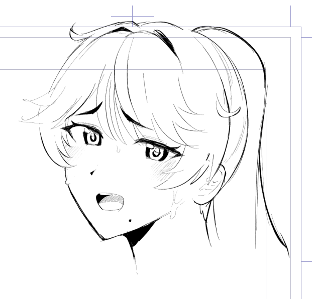 事務員を描いている 