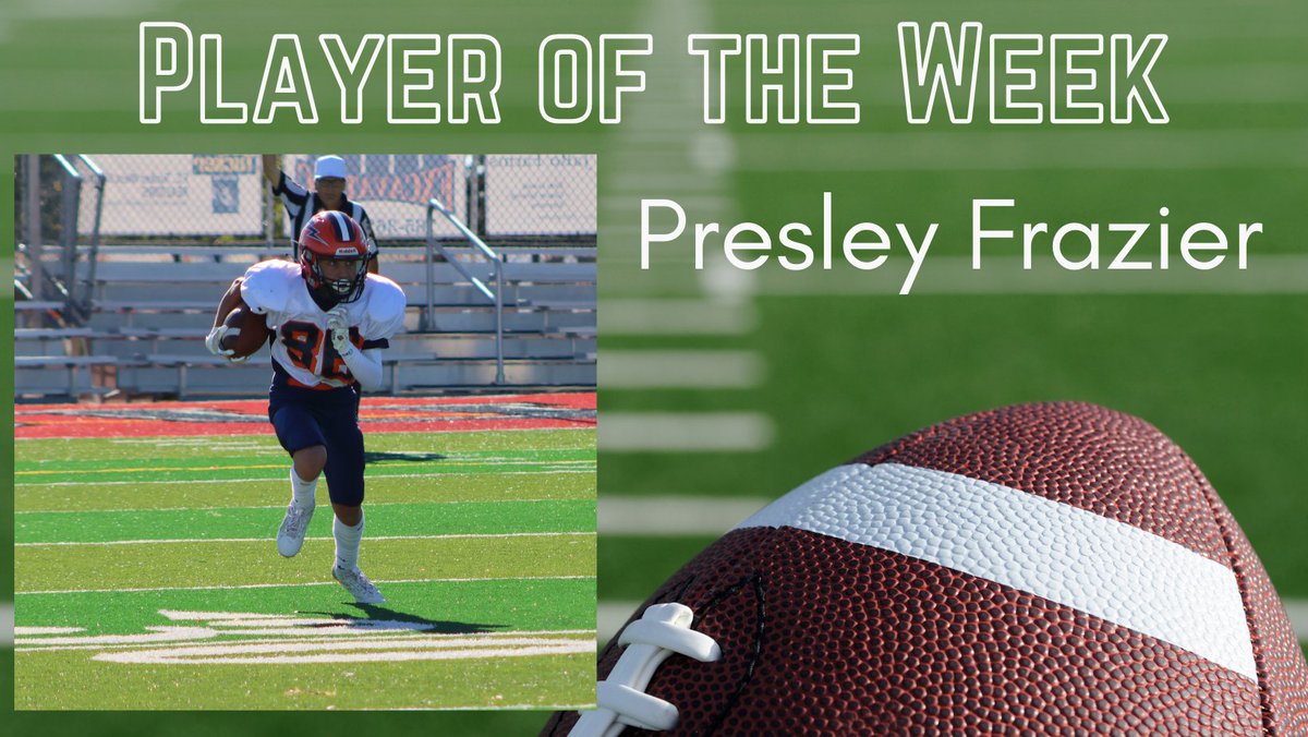Presley &amp; Payson Frazier were selected as Scout Offense POTW for Danville: Presley and Payson both are willing to play anywhere they are asked on scout offense, whether it's wing or receiver or running back. They always give good effort and are coachable.