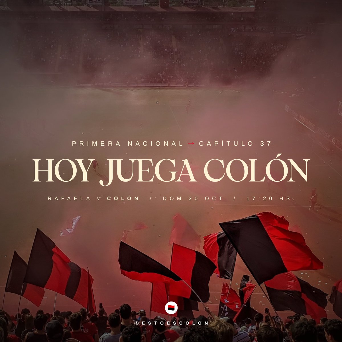 ¡HOY JUEGA EL CLUB ATLÉTICO COLÓN! 🇦🇴
× × ×
Foto <a href="/RetweetSabalero/">𝐑𝐄𝐓𝐖𝐄𝐄𝐓⋆𝐒𝐀𝐁𝐀𝐋𝐄𝐑𝐎</a>