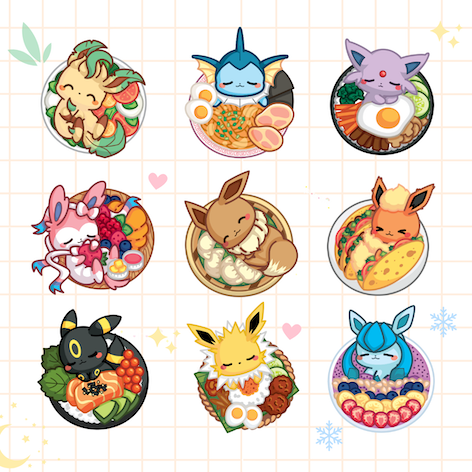 gourmet eeveelutions 🤤