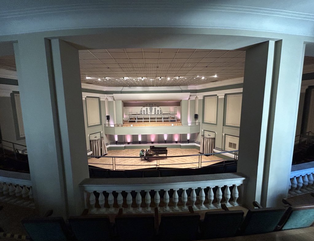 A beautiful Kaunas Filharmonija in which to finish off the tour with <a href="/GJanusevicius/">GintarasJanusevicius</a> 
Our 10 concert tour took us around Ireland,Germany,and Lithuania featuring music by Brahms,Templeton, Trimble,and Šiaučiulis.Wonderful to share the incredible music of our countries with so many!