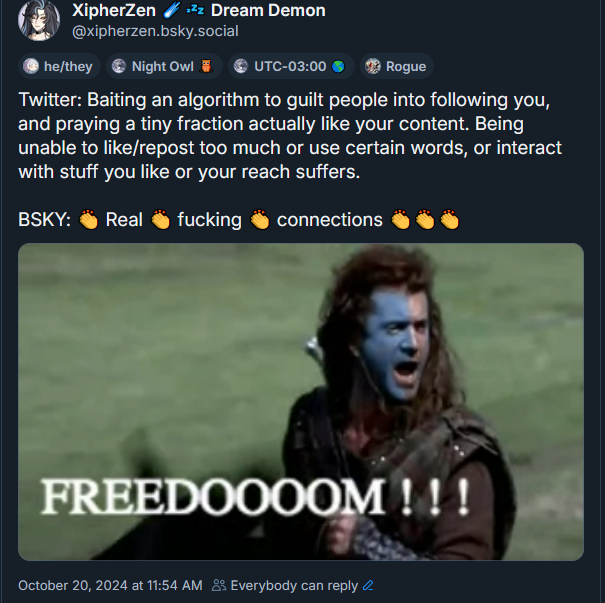 One of these let me say this freely. The other I have to post a screenshot 🤡