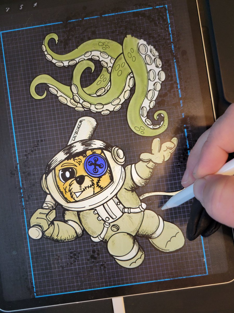 alt_world's tweet photo. Second layer π
#color #wip #mrbutton #letshuntmonstas #comics #coverart #spaceman #tentacles #monsterhunter https://t.co/dkllEzR1iX