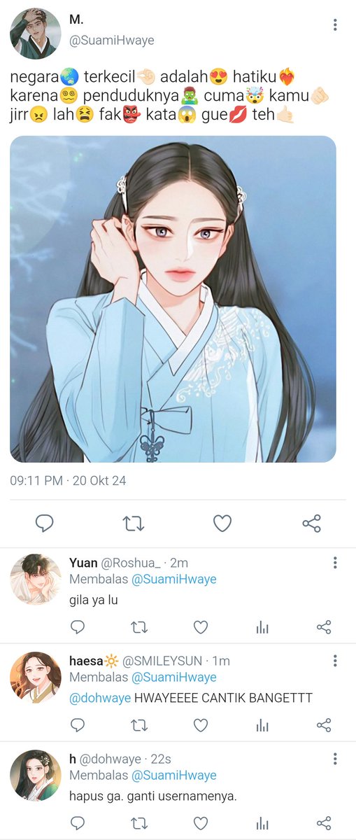 lilacsays's tweet image. #blackwinter one tweet au

muho pantang nyerah sebelum dapetin hwaye