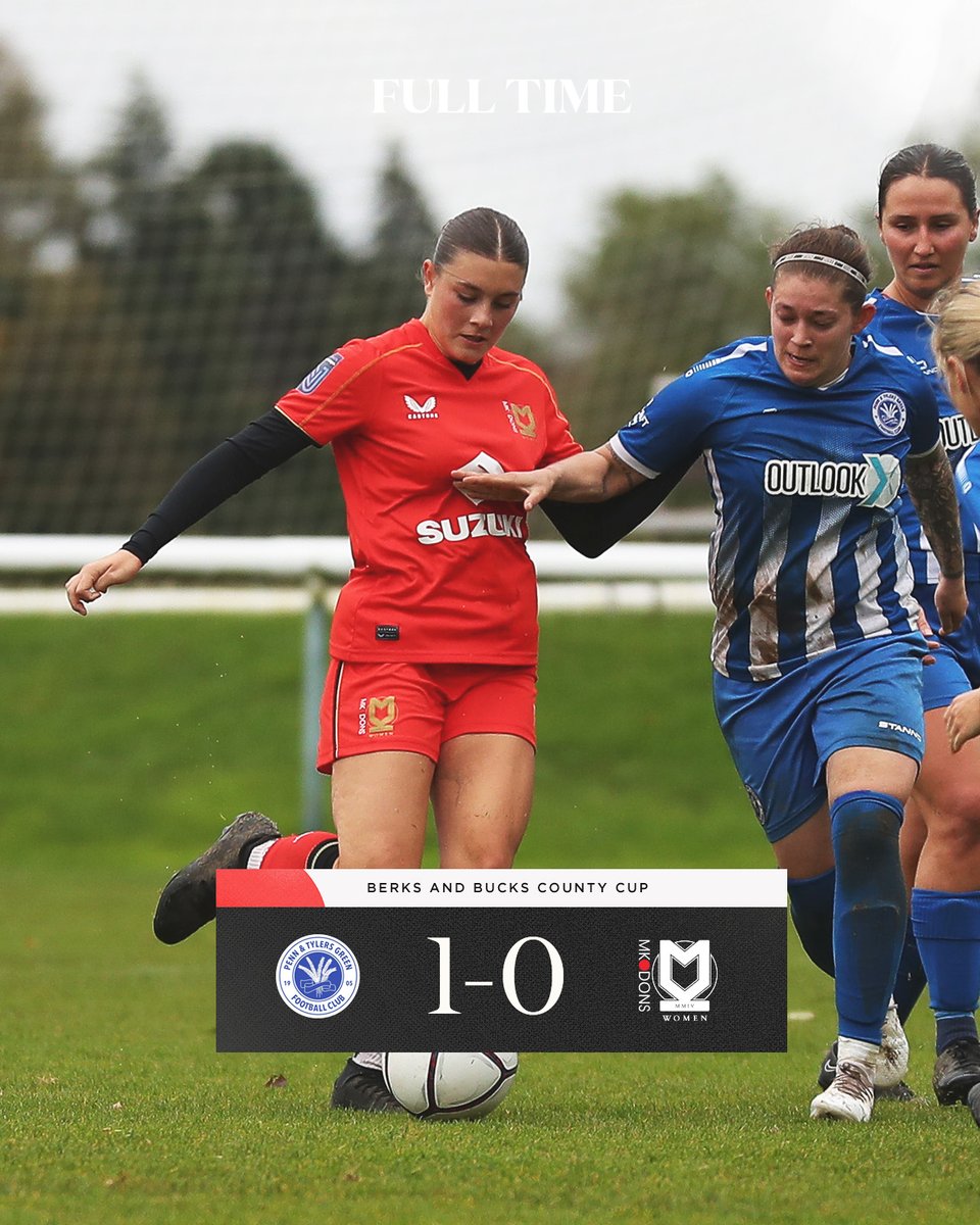 Full-Time.

🔵 1-0 🔴 

<a href="/mkdonsfcwomen/">Milton Keynes Dons Women</a> 

#berksandbucksfa | #COYDW | <a href="/SuzukiCarsUK/">SuzukiCarsUK</a>