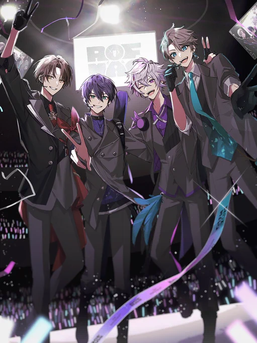 取り急ぎ過去絵でお祝いとさせてください;;ろふまお3周年おめでとうございます…! 