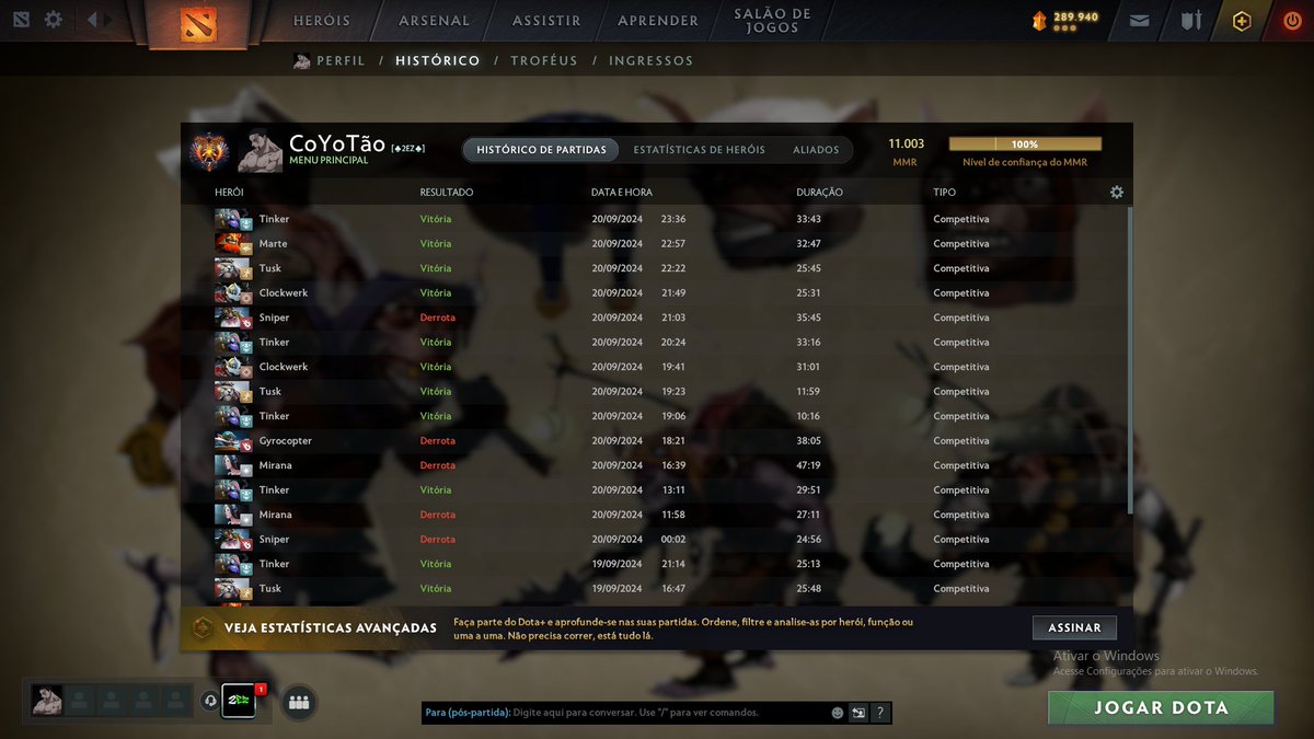 Peguei meus 11K em live no dia 20/09, só postando agora pq estava viajando e o X tava off.