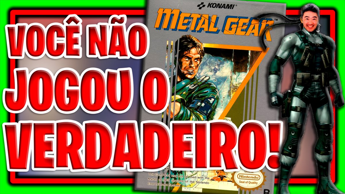 POR QUE METAL GEAR NO NES É TÃO DIFERENTE? A HISTÓRIA QUE NINGUÉM CONTA!! youtu.be/EMXH5tUJPbM?si… via <a href="/YouTube/">YouTube</a>