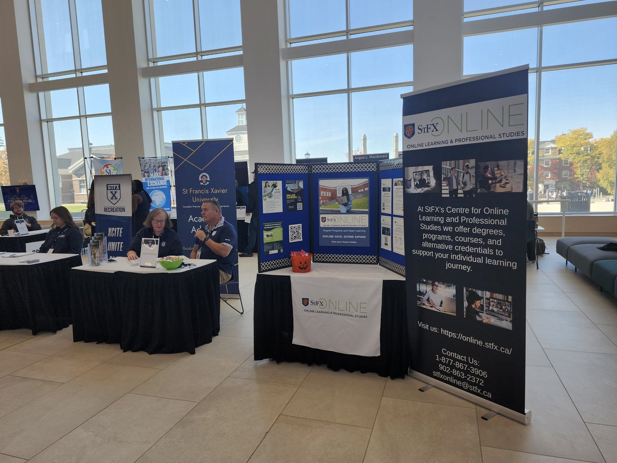 All set to welcome a new class of Xavrians at the <a href="/stfxuniversity/">StFX University</a> Open House!
<a href="/StFX_Online/">StFX Online</a>
