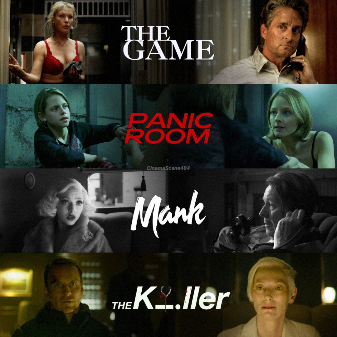 CinemaScene404's tweet photo. Underrated David Fincher films! https://t.co/nEiJvlWQKu
