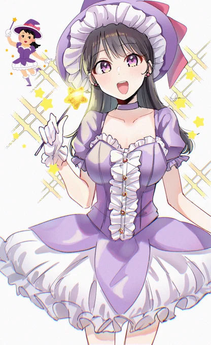 魔女っ子ちゃん #いらすとやチャレンジ 