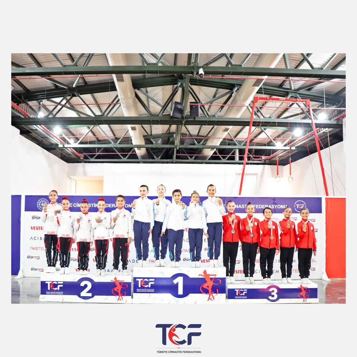 Aerobik Cimnastik Kulüpler Arası Küçükler Türkiye Şampiyonası

Grup
🥇 Bulut Şen, Göknur Ci̇n, Eli̇f Akder, İpek Pektaş, Eda Beyoğlu (Çayyolu Başkent C.S.K.)
🥈 Eylül Gökteki̇n, Süleyman Balaban, Di̇lek Duru Özdoğan, Ni̇sa Öçal, Deri̇n Dereboylu (Bornova Şavkar C.S.K.)
🥉 Aras