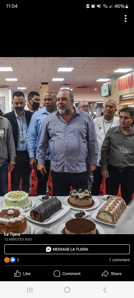 ACAKentucky's tweet photo. #Cuba Prime Minister has cakes to enjoy, but the island is in a #NationalBlackOut
Meanwhile, the World Affairs Council of KY welcomes the reps of a dictatorship. https://t.co/LFXbbGHhHO