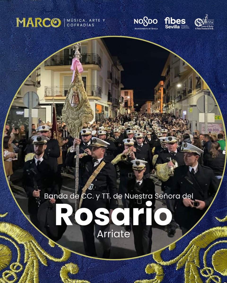 🎼 <a href="/RosarioArriate/">Rosario de Arriate</a> estará en #Marco24

📷 Del 22 de noviembre al 1 de diciembre, Sevilla se llenará de la música de todas aquellas formaciones musicales que deseen participar en nuestra Feria Cofrade. 

📷feriamarco.com
