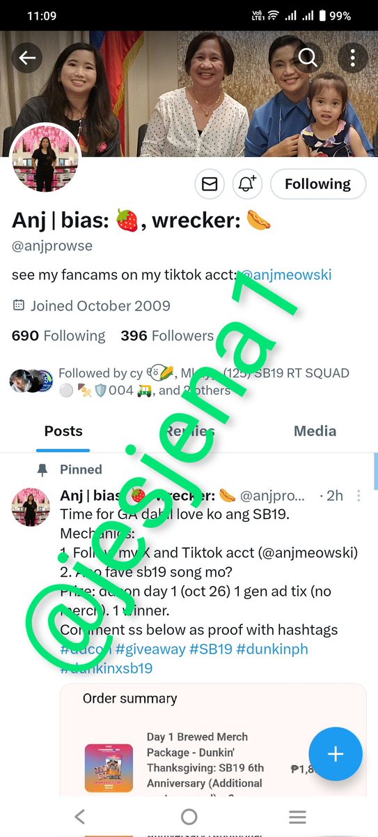 Jesjena1's tweet photo. @anjprowse Pajoin para sa baby girl qng mais/bbq na pabago bago ng isip. gusto pala sumama.
MAPA di pedeng di ako maiiyak dito kc lagi naalala mama at papa ko na nasa heaven na parehas.
#ddcon #giveaway #SB19 #dunkinph #dunkinxsb19 https://t.co/DHNPTDhFuI