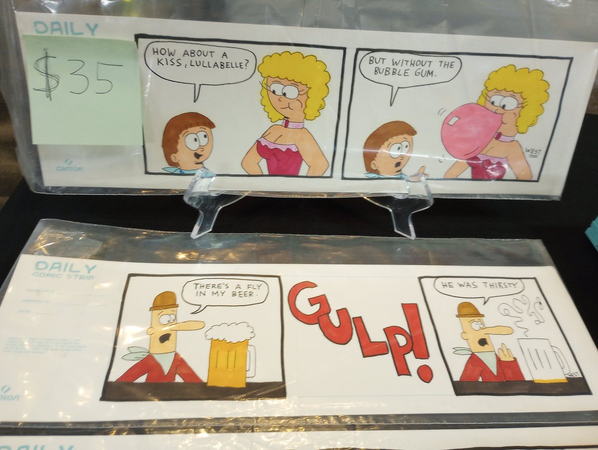 poisonivygulch's tweet photo. It is the last day of #Valleycon!
Last chance to own an original Sunday color strip!!
#Western #webcomics #comics https://t.co/pik79676Q3