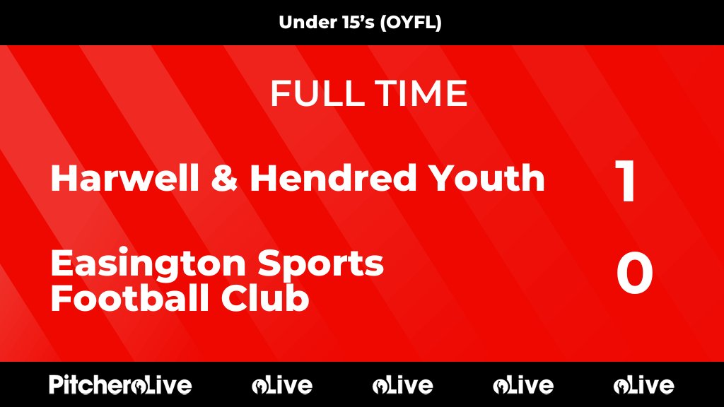 Sports_ESFC's tweet photo. FULL TIME: Harwell &amp; Hendred Youth 1 - 0 Easington Sports Football Club
#HAREAS #Pitchero
https://t.co/Ltucmu99BX https://t.co/6kQ9AusvmQ