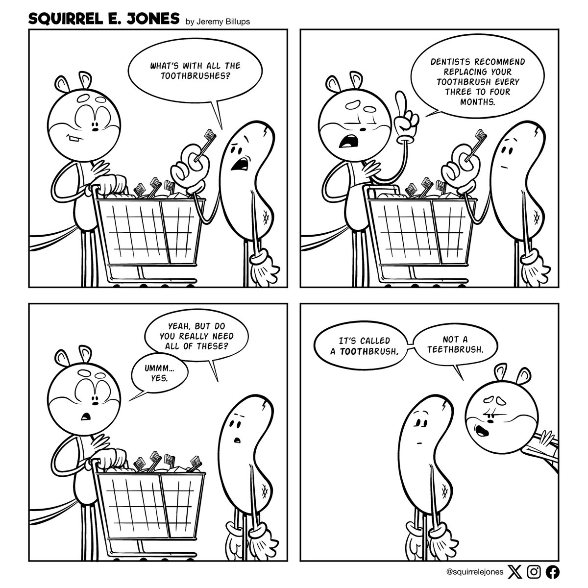 SquirrelEJones's tweet photo. The latest Squirrel E. Jones comic. Thanks for reading! https://t.co/SzJtFAeLsT