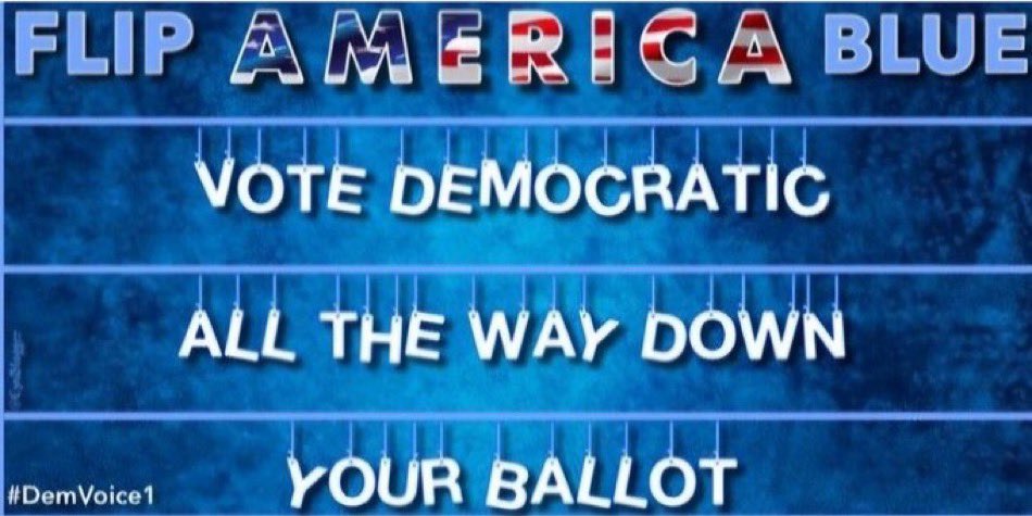 If you are voting straight blue ticket I and my followers want to follow you!

This election is huge and we should be joining together !

Drop a 💙. #LFGBlueVoters 
Repost 🙏🏼