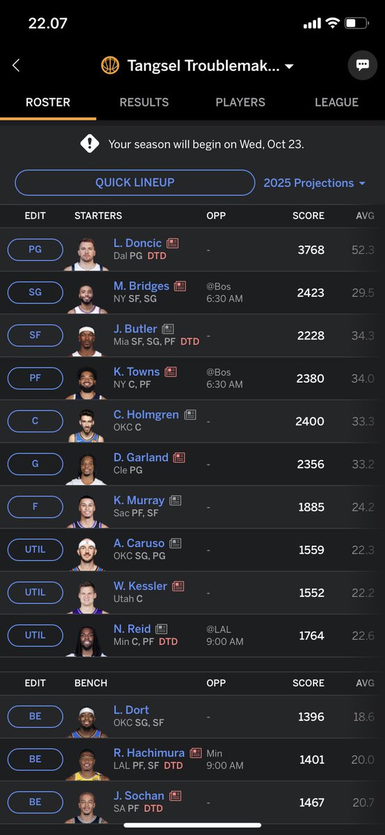 Siap menjuarai kobatama #NBAFantasy