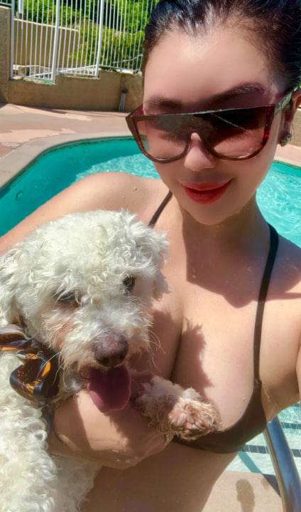 stephiessi's tweet photo. The Cowardly Dog, I was convinced by a dog that was very afraid of water.

If the mother is a tiger mother, most of her sons will be cowardly! Can dogs swim? A timid dog https://t.co/wfmCrSzixI