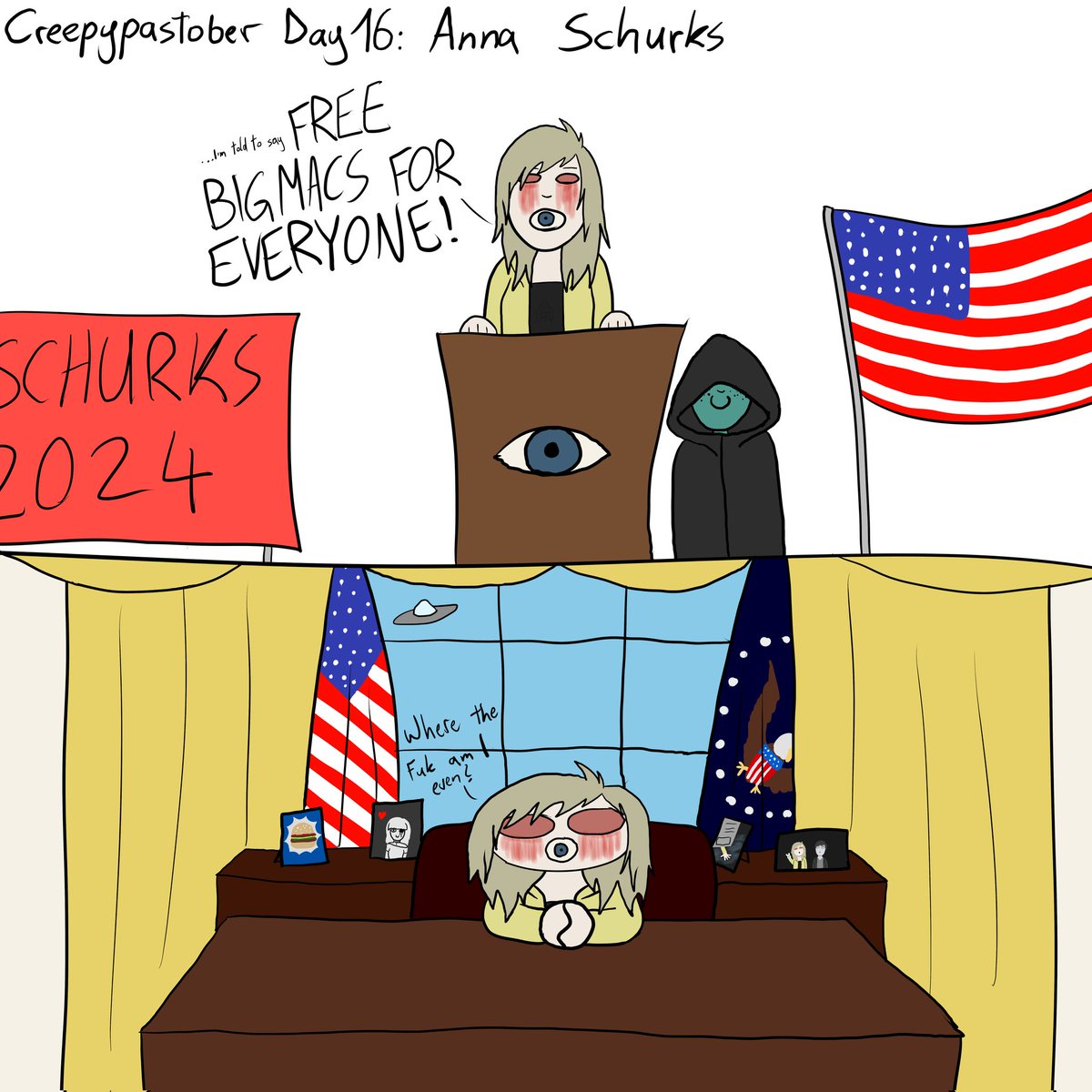 Imagine_Vi's tweet photo. Day 16: Anna Schurks 
VOTE FOR ANNA LOL
#annacreepypasta #creepypasta #creepypastober https://t.co/KB00fzsHwE