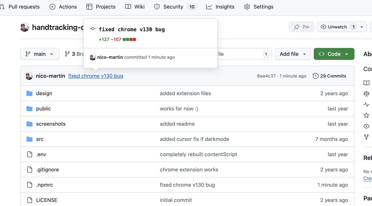 nicodotdev's tweet photo. On my way back home from #ReactBrussels I was able to fix the chrome extension bug I had on stage😅. Yes, it was because of a browser update I did the morning of the conference, and yes, that was a stupid idea😁
https://t.co/JZT6ocdEvu https://t.co/KWnFRAn3sX