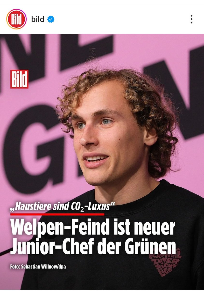 Grüne Jugend mag wohl unsere Haustiere nicht, wegen dem angeblichen Klimawandel. Nur das jeder weiß,  was er/sie/es bekommt,  wenn man grün wählt.