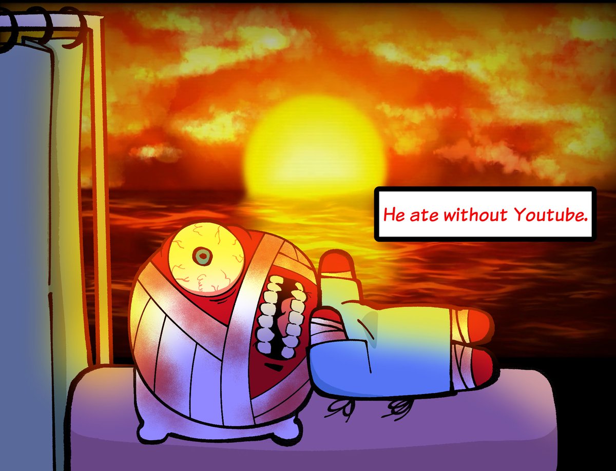 We played mouthwashing but our lets play footage got corrupted. Take these drawings instead 

#mouthwashing