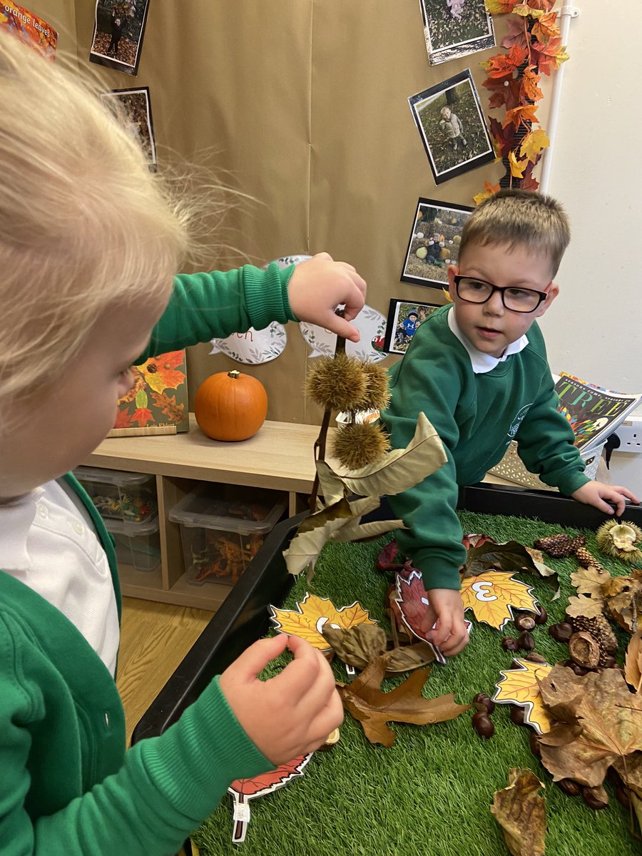 Using wonderful language to describe our Autumn materials. We’re learning to stop and just look. <a href="/StMarysCIW/">St Mary's Church in Wales Primary School, Brynmawr</a>