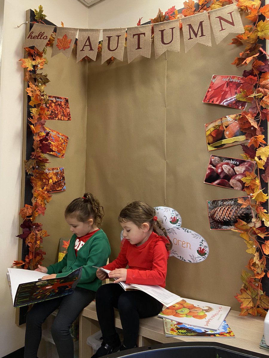 When a new display is being developed and you just have to stop and read the new books! <a href="/StMarysCIW/">St Mary's Church in Wales Primary School, Brynmawr</a>