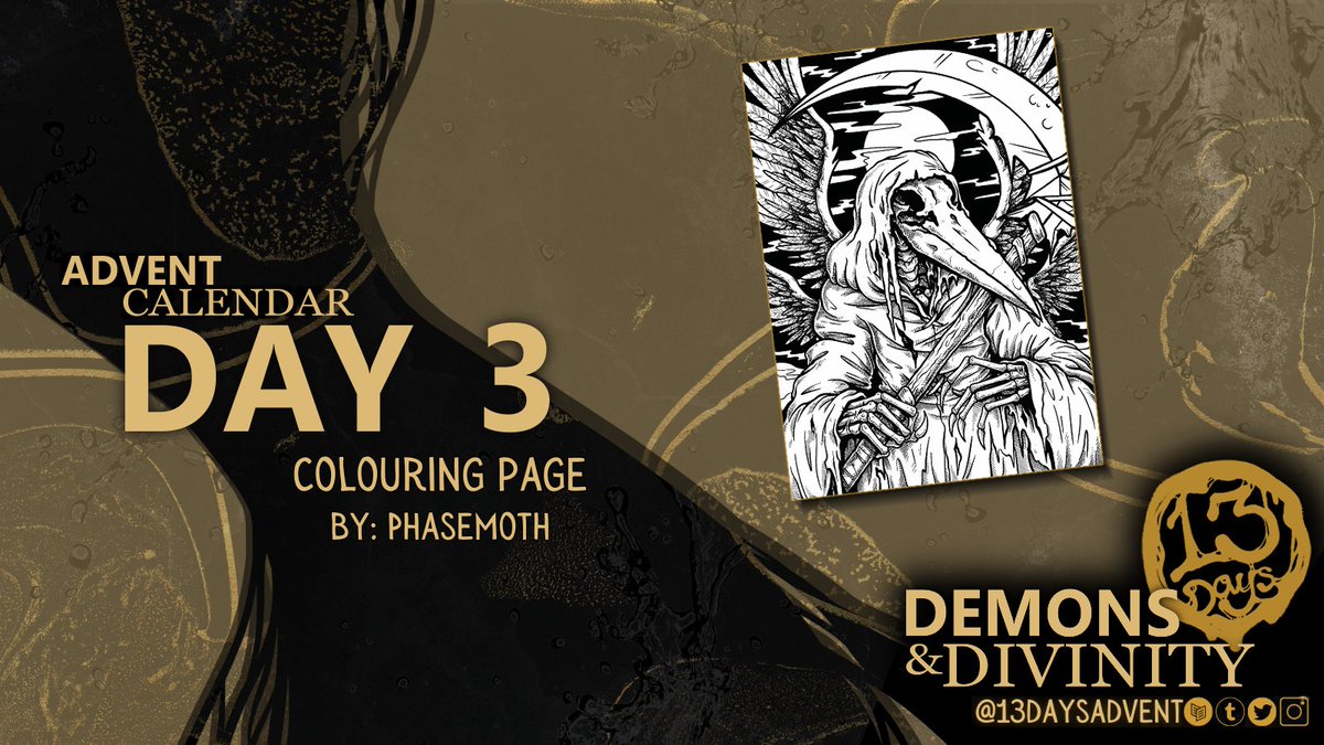 🌓11 DAYS REMAIN🌗

On the 3rd day of Halloween, <a href="/PhaseMoth/">PhaseMoth</a> has conjured up a coloring page! Find it in the link below and in our bio.