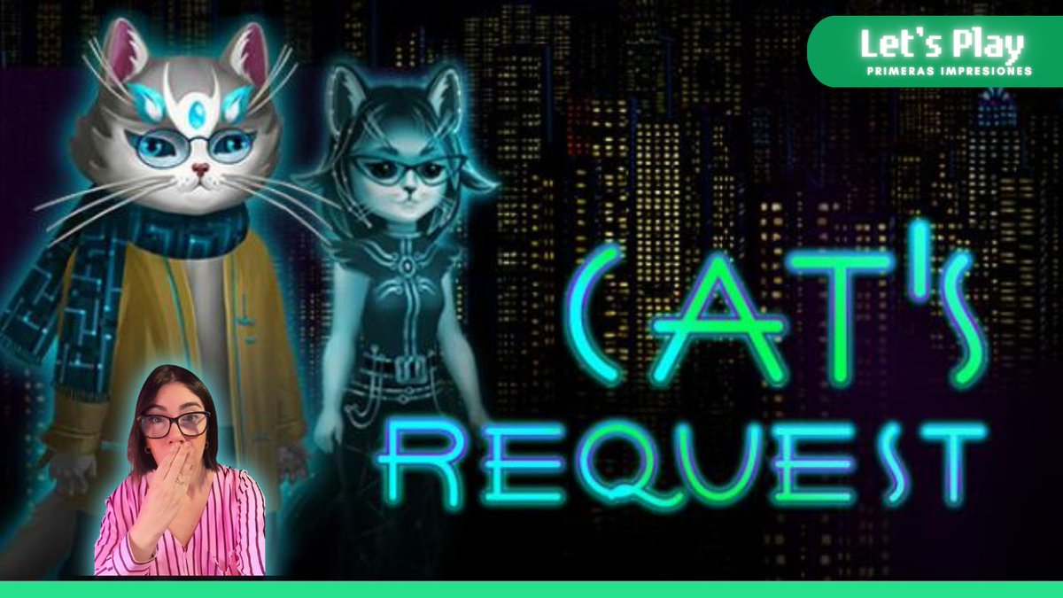 cozy__eviix's tweet photo. 🐾 ¡Nueva review en el canal! 🐾 #CatsRequest es una aventura #Ciberpunk de un gatito extraterrestre. ¡Os cuento mis primeras impresiones en este juego de investigación futurista! Link https://t.co/p36jWHUDE7
#CozyGaming #IndieGames #SometimesYou
Thank you @Pinkerator https://t.co/x8K0F0ZK8h